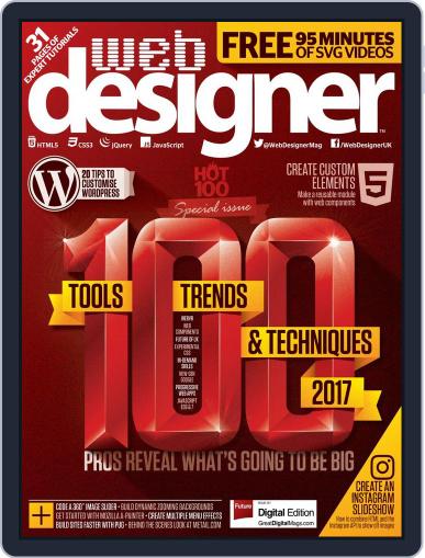 Web Designer March 1st, 2017 Digital Back Issue Cover
