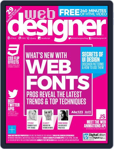 Web Designer December 1st, 2016 Digital Back Issue Cover