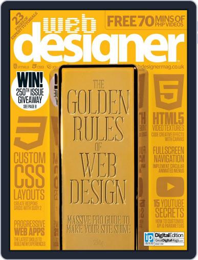 Web Designer June 23rd, 2016 Digital Back Issue Cover