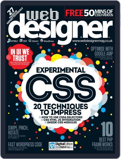 Web Designer April 28th, 2016 Digital Back Issue Cover