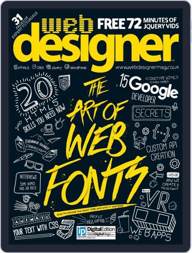 Web Designer October 31st, 2015 Digital Back Issue Cover