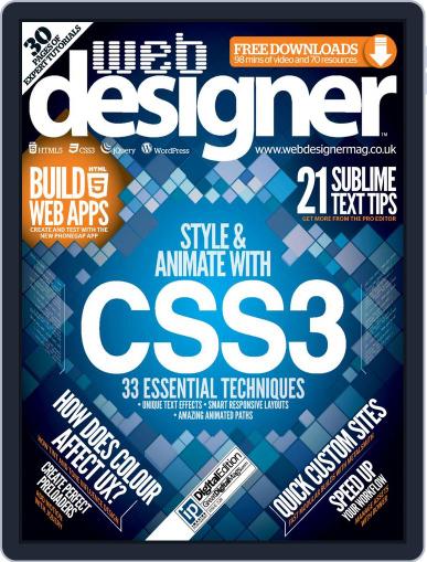 Web Designer October 16th, 2014 Digital Back Issue Cover