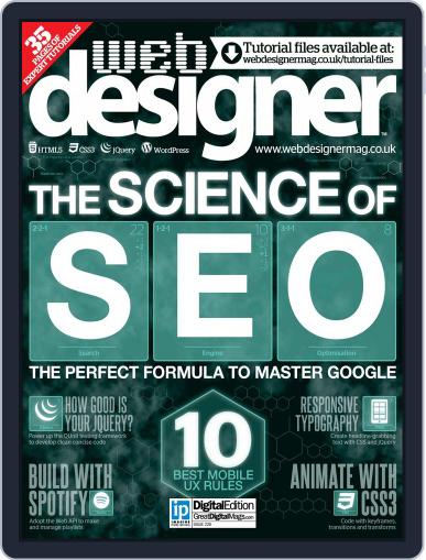 Web Designer August 20th, 2014 Digital Back Issue Cover