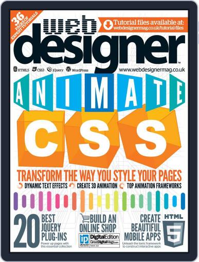 Web Designer April 30th, 2014 Digital Back Issue Cover