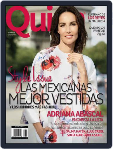 Quién August 31st, 2014 Digital Back Issue Cover