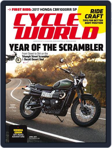Cycle World April 1st, 2017 Digital Back Issue Cover