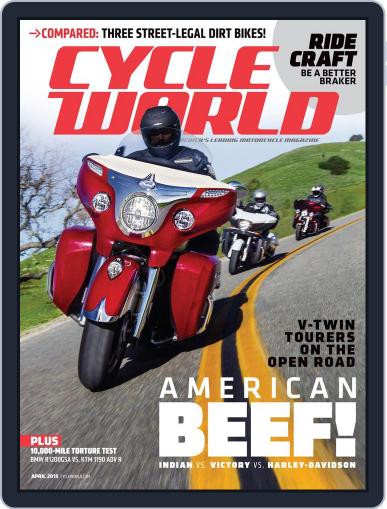 Cycle World April 1st, 2015 Digital Back Issue Cover