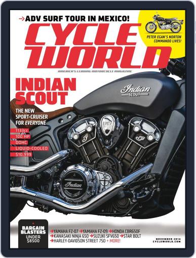 Cycle World September 23rd, 2014 Digital Back Issue Cover