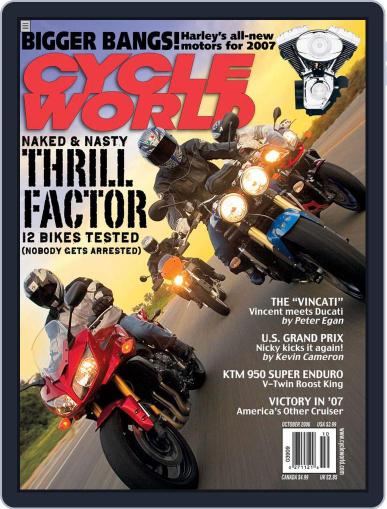 Cycle World August 22nd, 2006 Digital Back Issue Cover