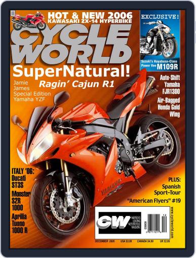 Cycle World October 18th, 2005 Digital Back Issue Cover