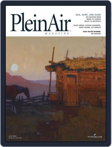 Pleinair July 1st, 2018 Digital Back Issue Cover