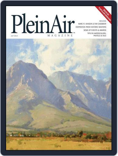 Pleinair June 1st, 2013 Digital Back Issue Cover