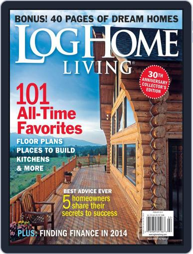 Log and Timber Home Living December 16th, 2013 Digital Back Issue Cover