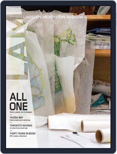 Landscape Architecture September 1st, 2019 Digital Back Issue Cover
