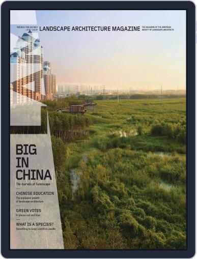 Landscape Architecture January 29th, 2013 Digital Back Issue Cover