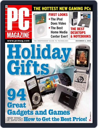 Pc November 11th, 2005 Digital Back Issue Cover