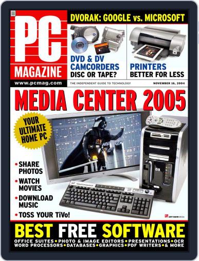 Pc October 22nd, 2004 Digital Back Issue Cover