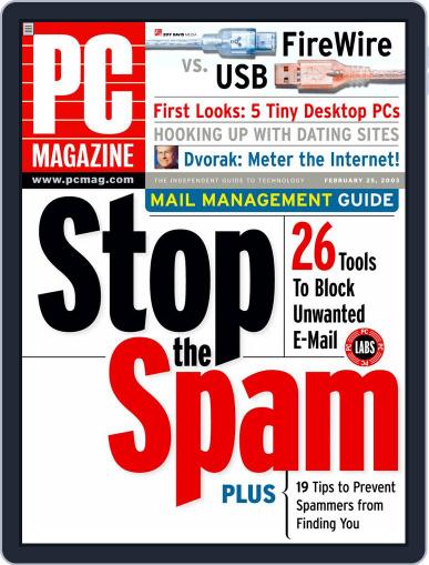 Pc January 24th, 2003 Digital Back Issue Cover