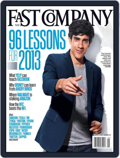 Fast Company December 1st, 2012 Digital Back Issue Cover