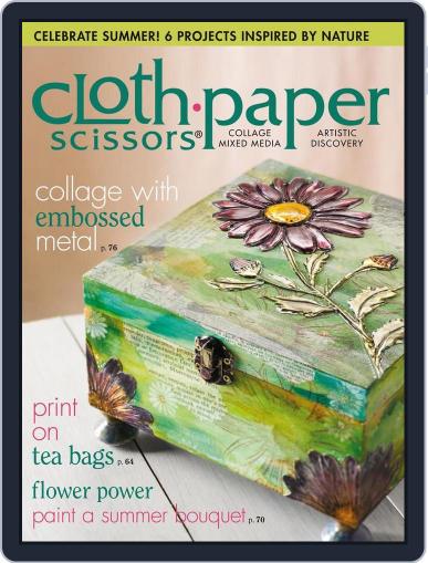 Cloth Paper Scissors June 17th, 2015 Digital Back Issue Cover