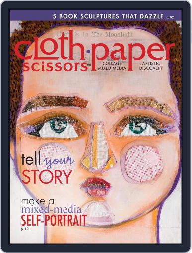 Cloth Paper Scissors February 18th, 2015 Digital Back Issue Cover