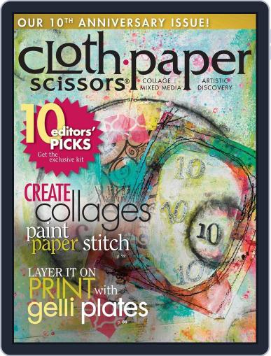 Cloth Paper Scissors October 22nd, 2014 Digital Back Issue Cover