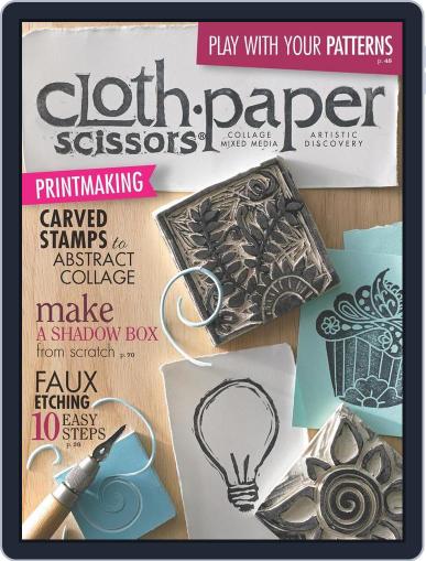 Cloth Paper Scissors April 24th, 2014 Digital Back Issue Cover