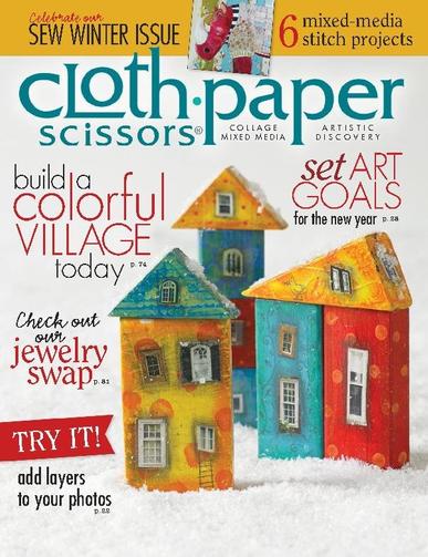 Cloth Paper Scissors November 1st, 2013 Digital Back Issue Cover
