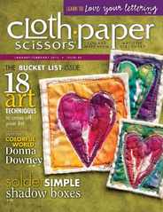 Cloth Paper Scissors (Digital) Subscription                    January 1st, 2013 Issue