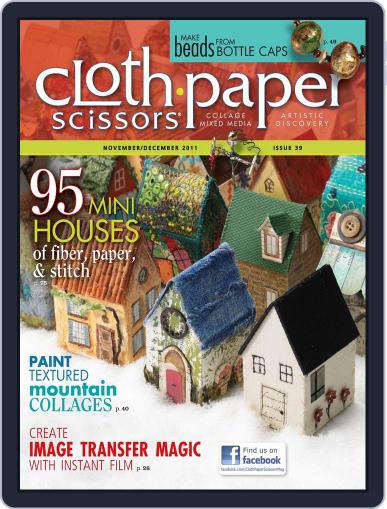 Cloth Paper Scissors November 4th, 2011 Digital Back Issue Cover