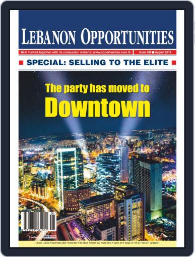 Lebanon Opportunities August 1st, 2019 Digital Back Issue Cover
