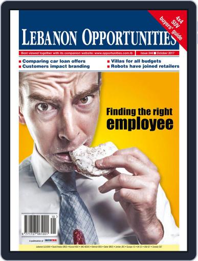 Lebanon Opportunities October 1st, 2017 Digital Back Issue Cover