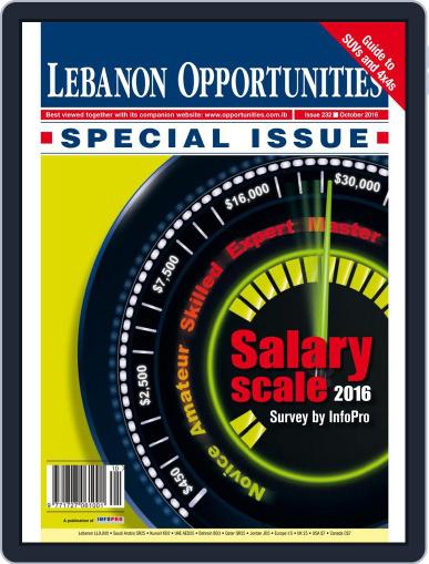 Lebanon Opportunities October 6th, 2016 Digital Back Issue Cover