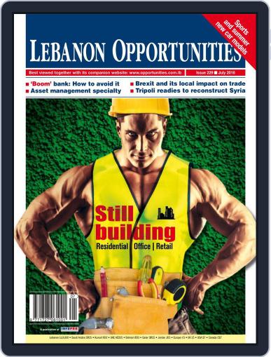 Lebanon Opportunities July 11th, 2016 Digital Back Issue Cover