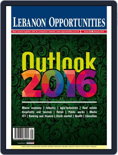 Lebanon Opportunities January 1st, 2016 Digital Back Issue Cover