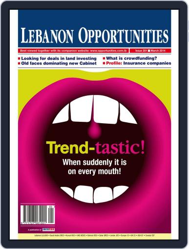 Lebanon Opportunities March 6th, 2014 Digital Back Issue Cover