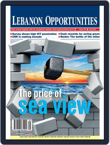 Lebanon Opportunities July 9th, 2012 Digital Back Issue Cover
