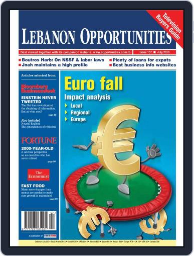 Lebanon Opportunities July 6th, 2010 Digital Back Issue Cover