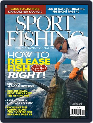 Sport Fishing July 8th, 2008 Digital Back Issue Cover