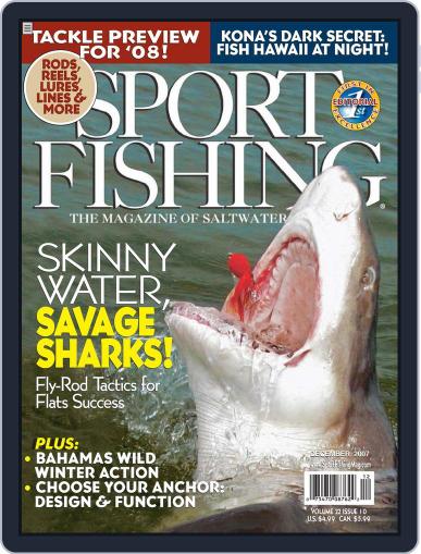 Sport Fishing October 27th, 2007 Digital Back Issue Cover