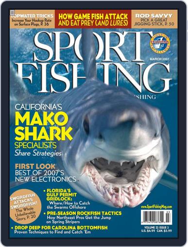 Sport Fishing February 21st, 2007 Digital Back Issue Cover