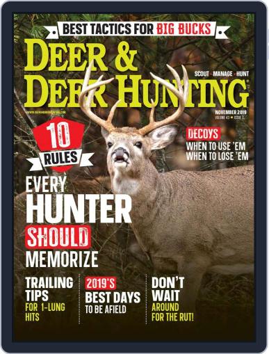 Deer & Deer Hunting November 1st, 2019 Digital Back Issue Cover