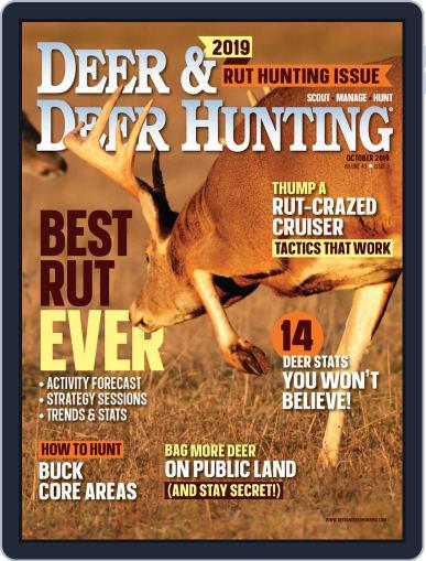 Deer & Deer Hunting October 1st, 2019 Digital Back Issue Cover