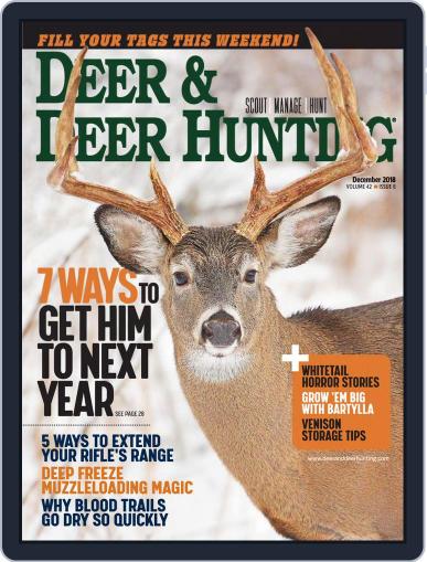 Deer & Deer Hunting December 1st, 2018 Digital Back Issue Cover