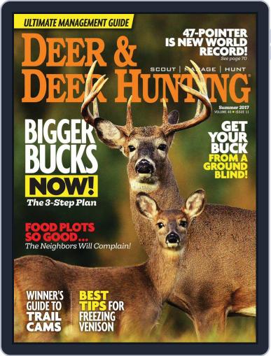 Deer & Deer Hunting July 1st, 2017 Digital Back Issue Cover