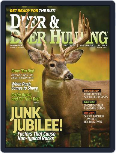 Deer & Deer Hunting October 1st, 2016 Digital Back Issue Cover