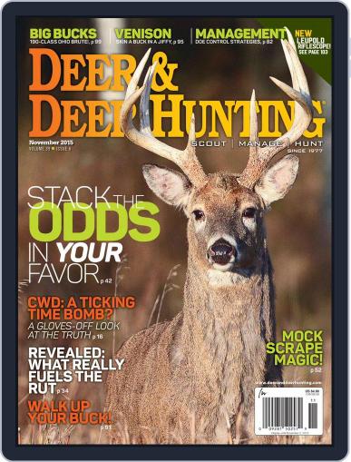Deer & Deer Hunting November 1st, 2015 Digital Back Issue Cover
