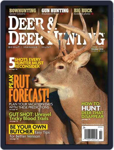 Deer & Deer Hunting September 5th, 2014 Digital Back Issue Cover