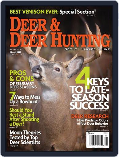 Deer & Deer Hunting December 31st, 2013 Digital Back Issue Cover