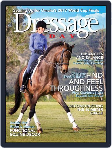 Dressage Today October 1st, 2016 Digital Back Issue Cover